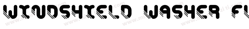 Windshield Washer Fluid Concentrate字体转换